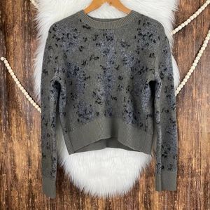 allsaints | Asko Camo Sweater in Dark Gray